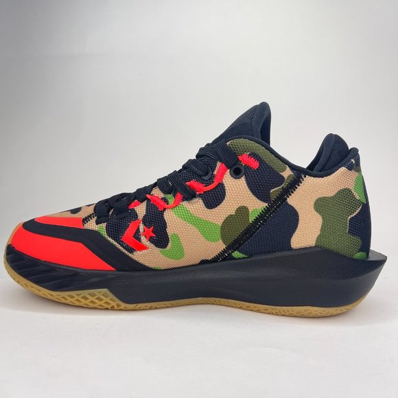 Converse All Star BB Jet Camo Black Green Basketball Mens 9 Wmns 10.5 172665C